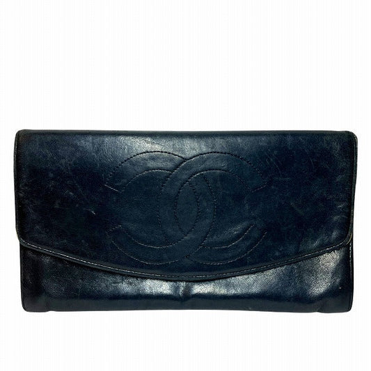 Chanel Leather Long Wallet