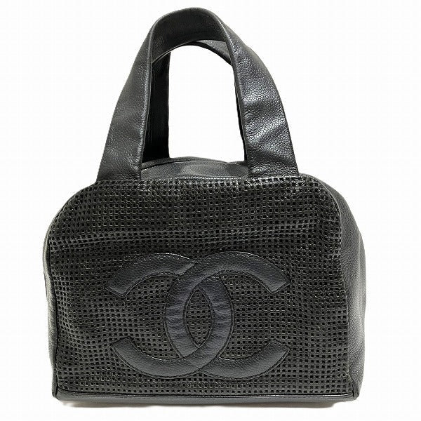 Chanel Coco Mark Caviar Skin Handbag