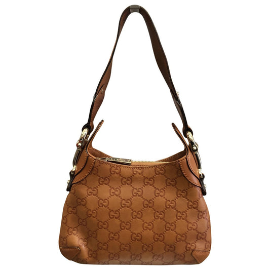Gucci brown leather handbag