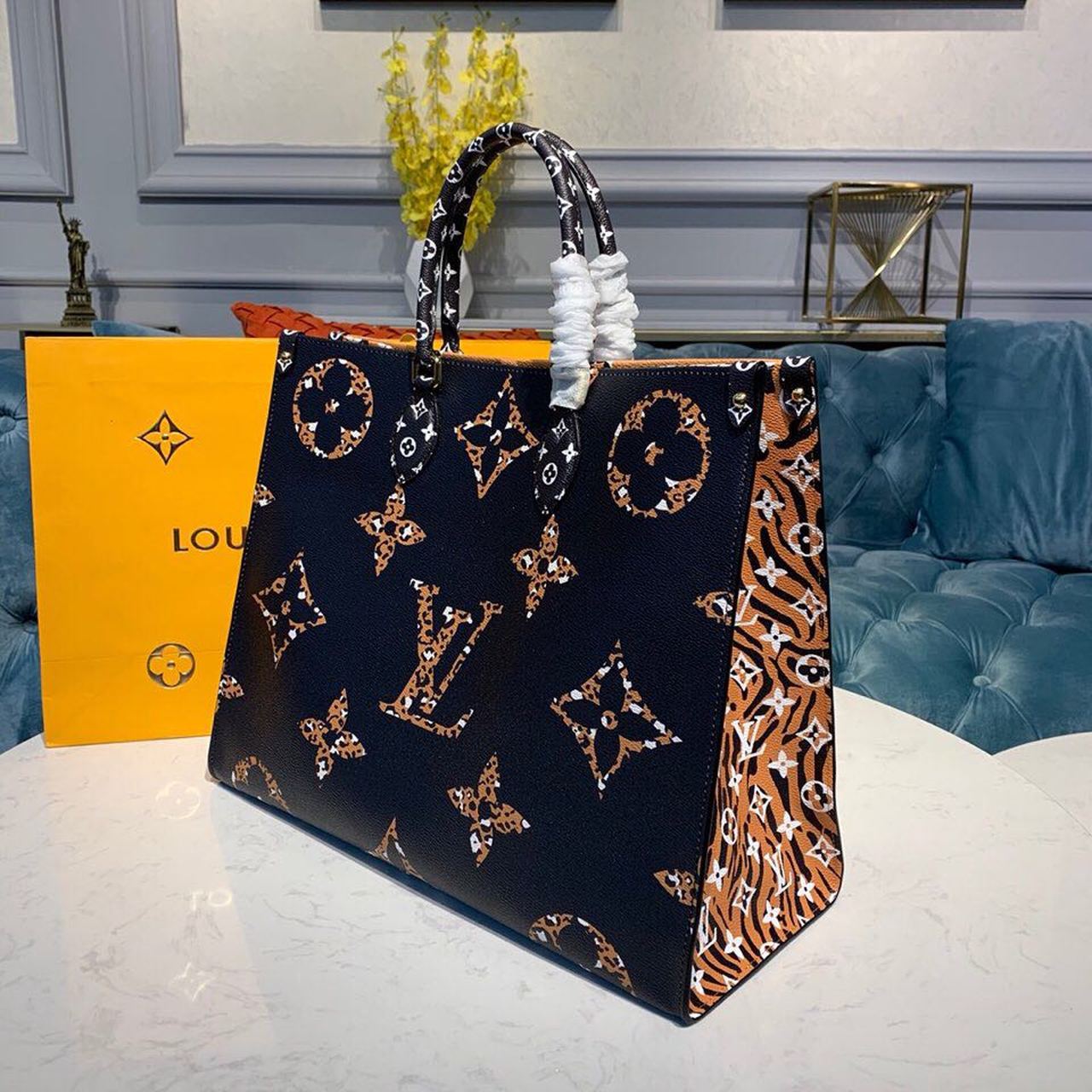 Top Quality Jungle Monogram Giant OnTheGo Tote Bag 41cm For Women Ivoire Top Quality