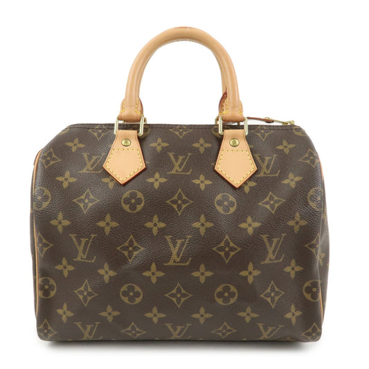 Louis Vuitton Monogram Speedy 25 Boston Bag Hand Bag Brown M41528