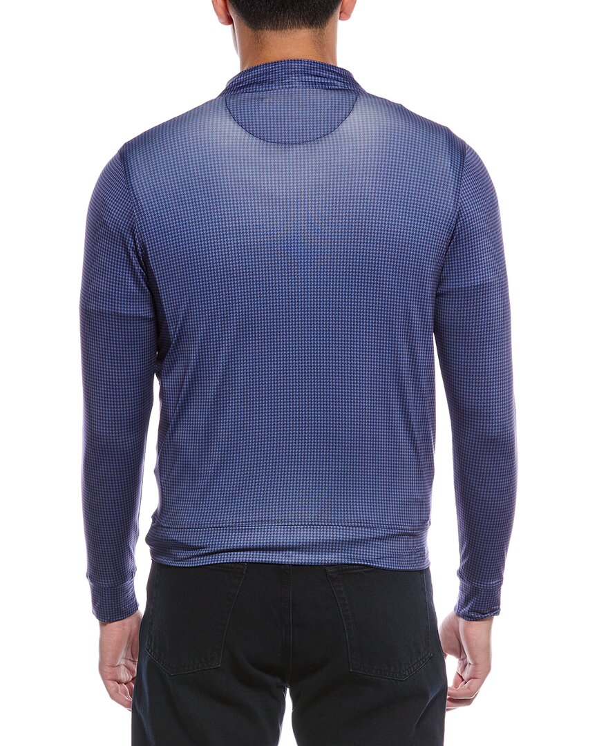 Tailorbyrd Mini Houndstooth Performance 1/4-Zip Pullover