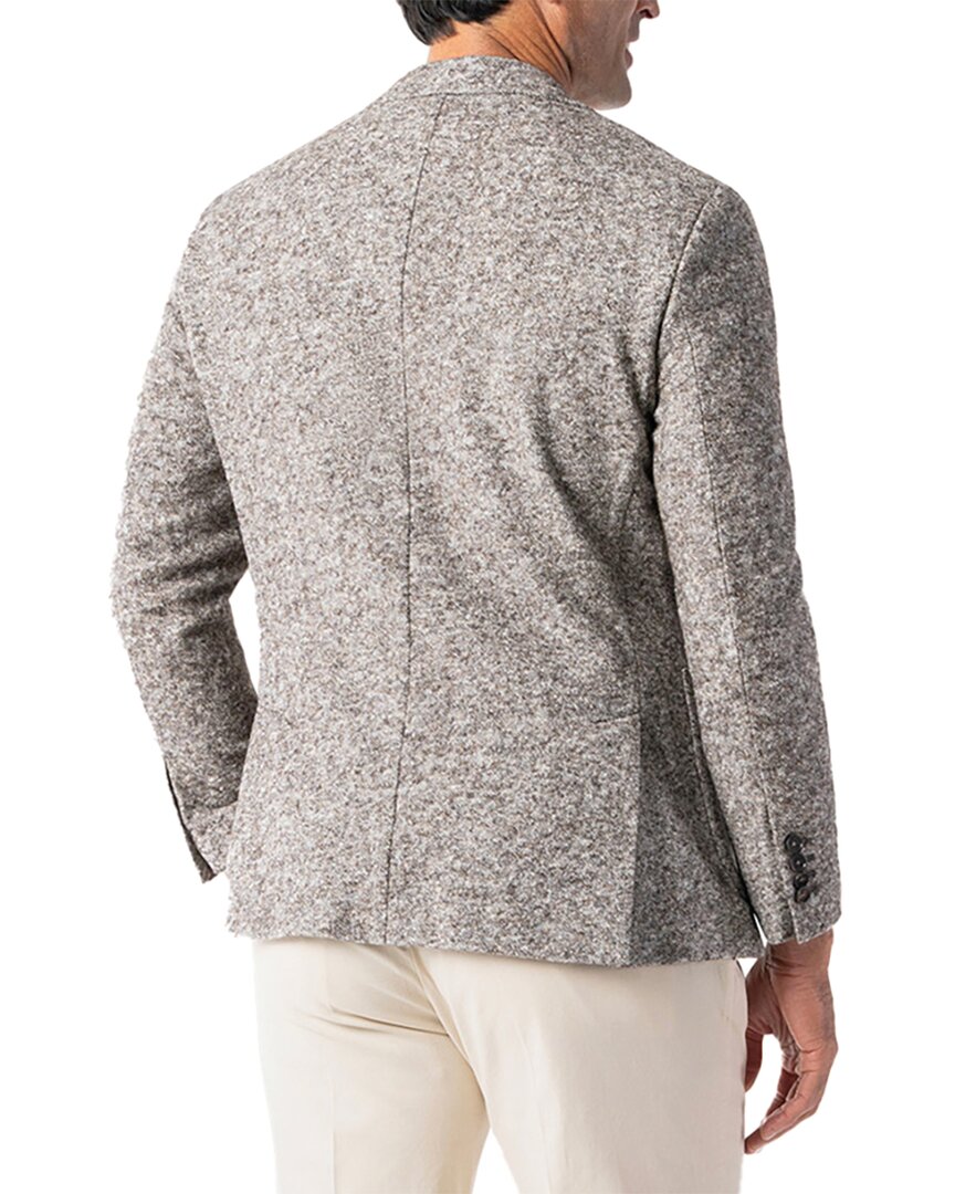 Robert Talbott Wright Wool-Blend Knit Blazer