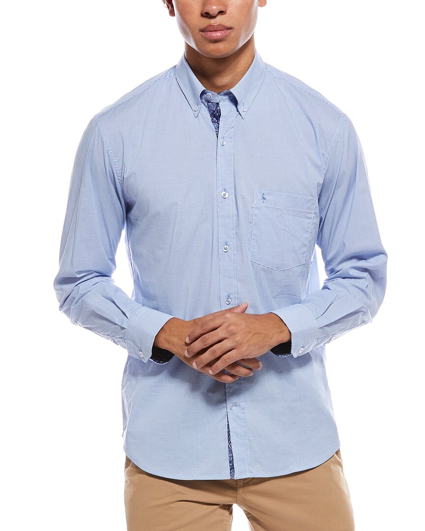 Tailorbyrd Signature Micro Gingham Shirt