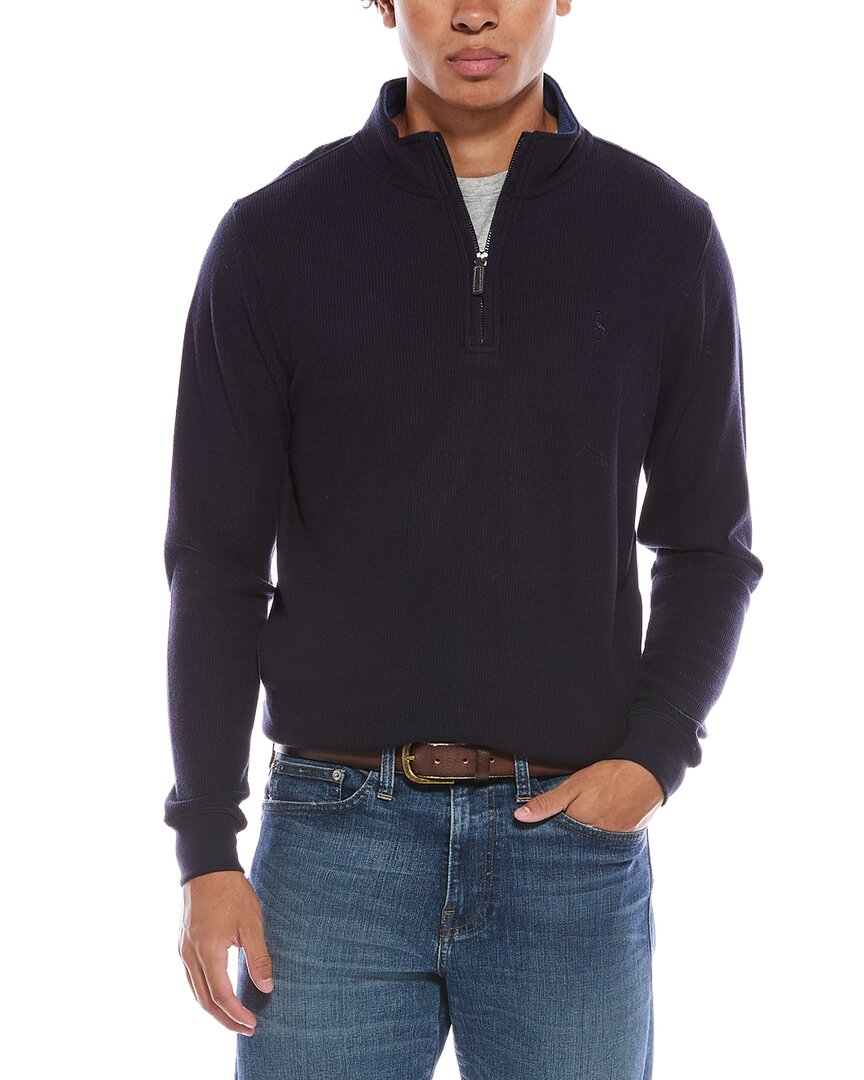Tailorbyrd Cozy Knit 1/4-Zip Mock Sweater