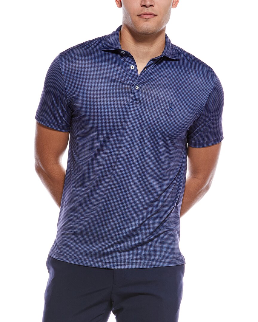 Tailorbyrd Mini Houndstooth Performance Polo Shirt