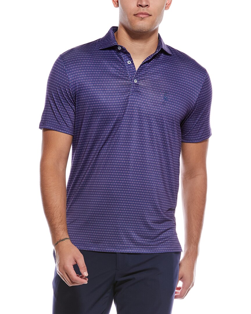Tailorbyrd Dots & Diamonds Performance Polo Shirt