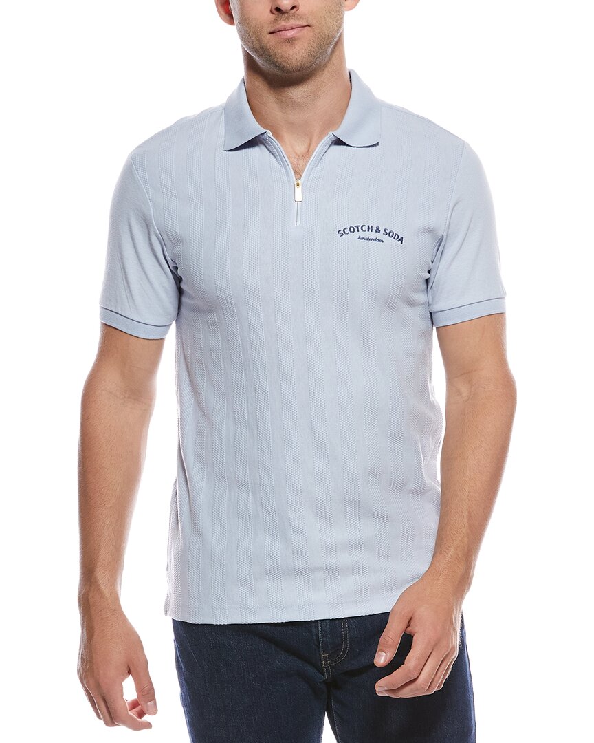 Scotch & Soda Popcorn Pique Polo Shirt