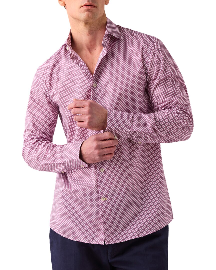 Robert Talbott  Reynolds Geo Check Print Shirt