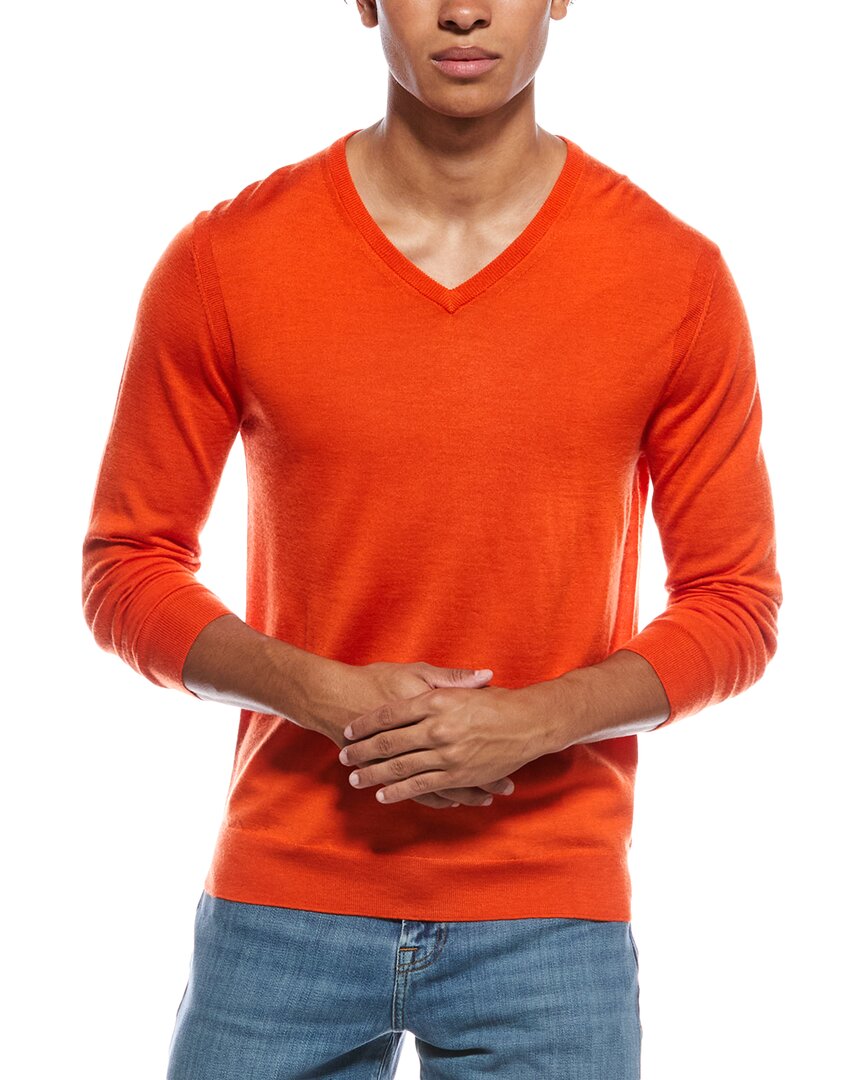 N.Peal Conduit Fine Gauge Cashmere & Silk-Blend V-Neck Sweater