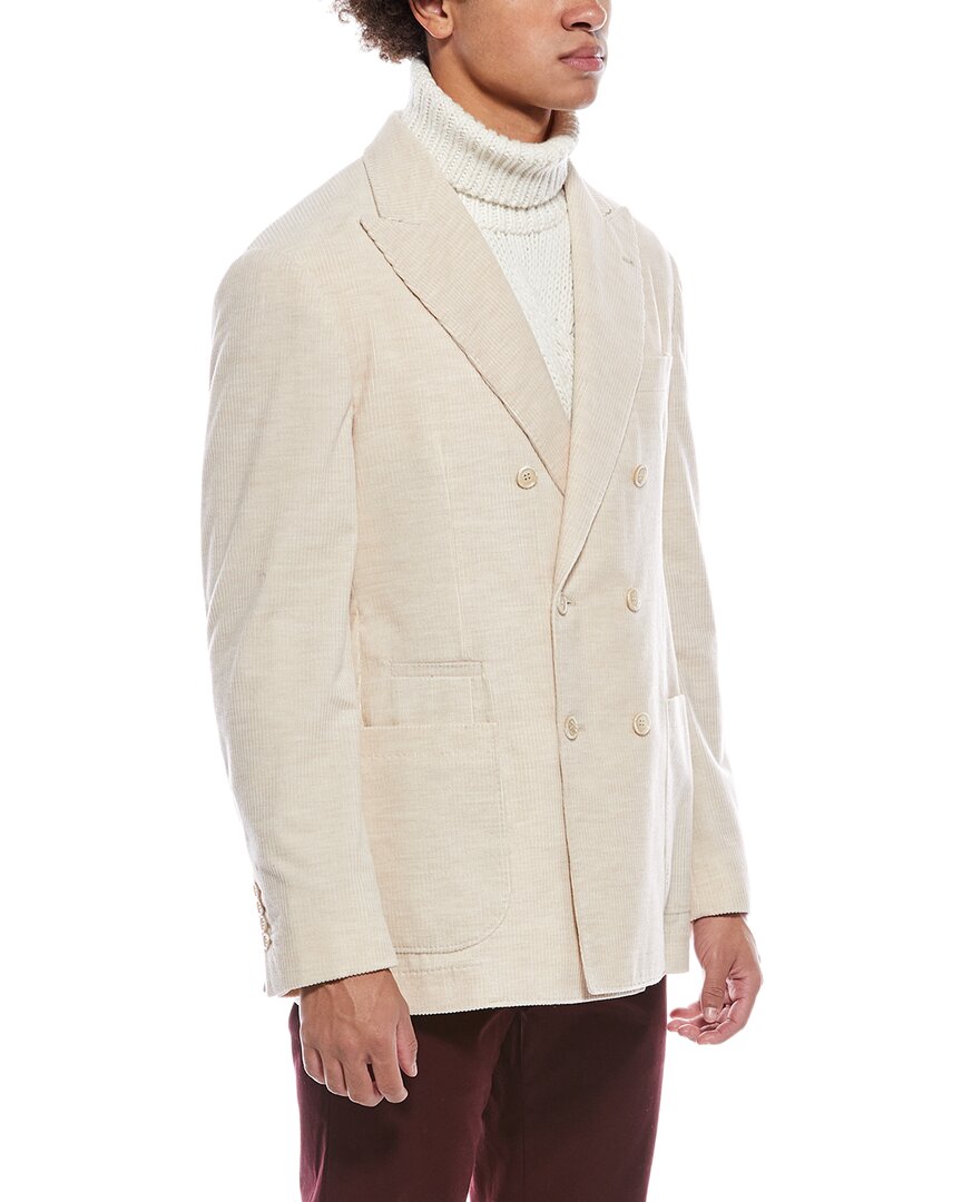 Brunello Cucinelli Cashmere-Blend Corduroy Blazer