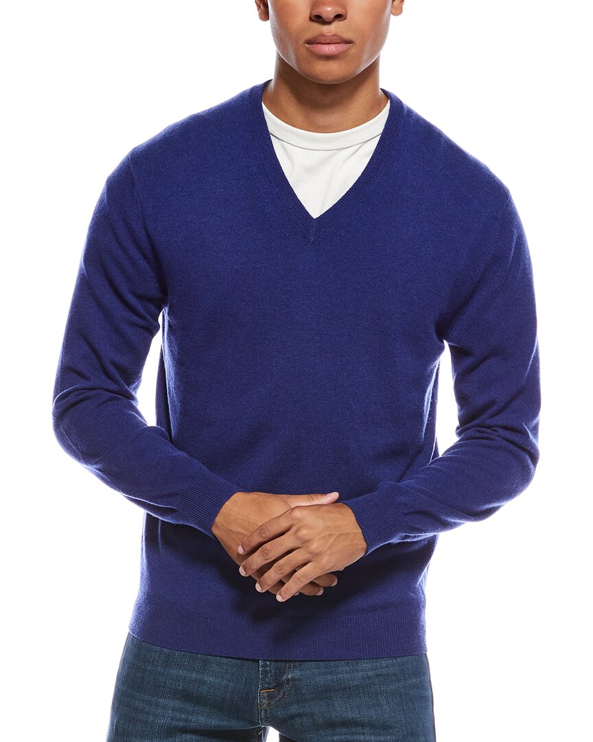 N.Peal Burlington Cashmere V-Neck Sweater