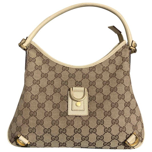 Gucci white cloth handbag