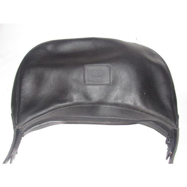 Gucci Xl   Purses Black And Gg Leather Hobo Bag
