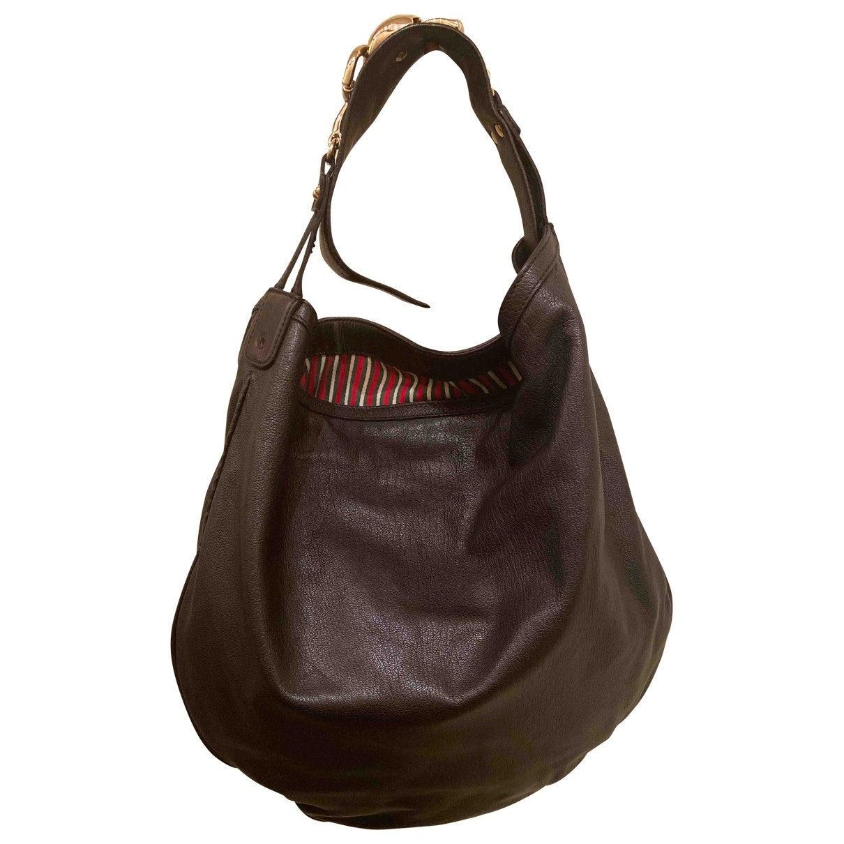 Gucci black leather handbag