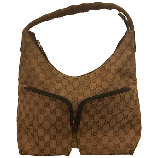 Gucci beige cloth handbag