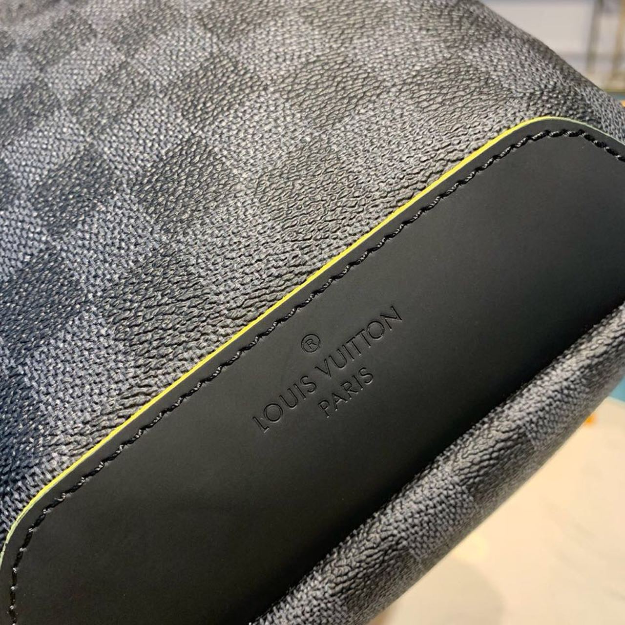Top Quality Avenue Sling Bag Damier Graphite Canvas Yellow For Men, Bags, Crossbody Bags 12.2in/31cm Top Quality N42424