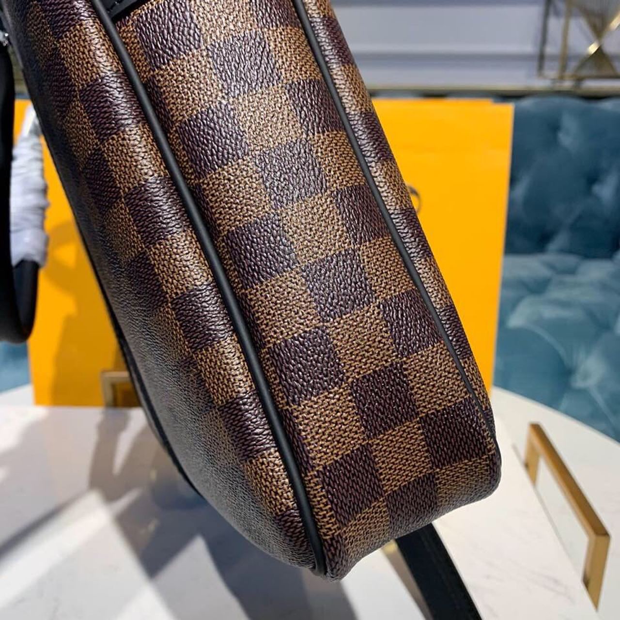 Top Quality Porte Documents Voyage PM Damier Ebene Canvas For Women,  Shoulder And Crossbody Bags 14.6in/37cm Top Quality N41466