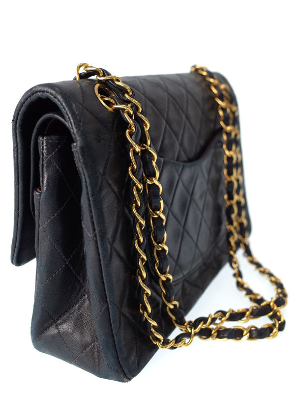 Chanel Matelasse Chain Shoulder Bag Black