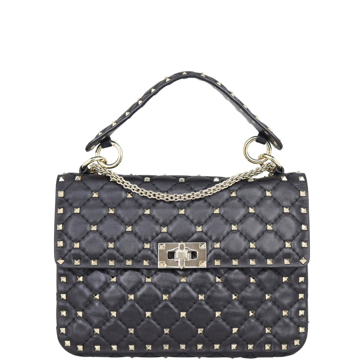 Valentino Rockstud Spike Medium Shoulder Bag