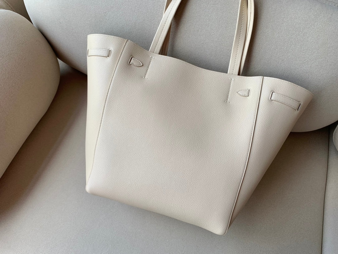 Top Quality Small Cabas Phantom In Soft Grained Beige For Women 12in/31cm 