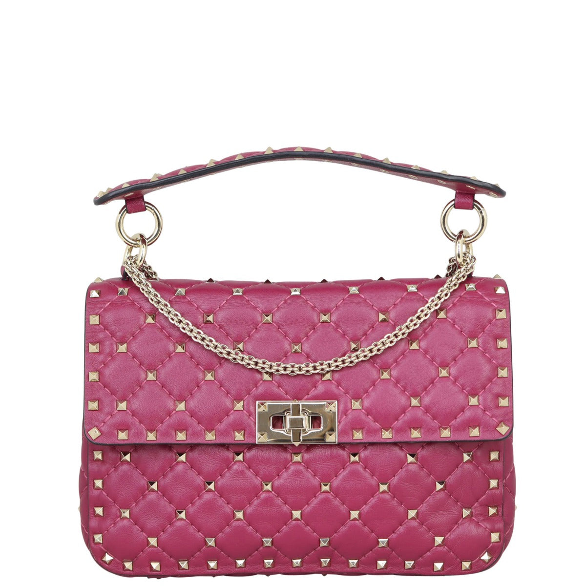 Valentino Rockstud Spike Medium Shoulder Bag