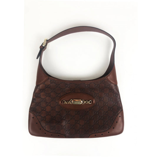 Gucci jackie    brown leather handbag
