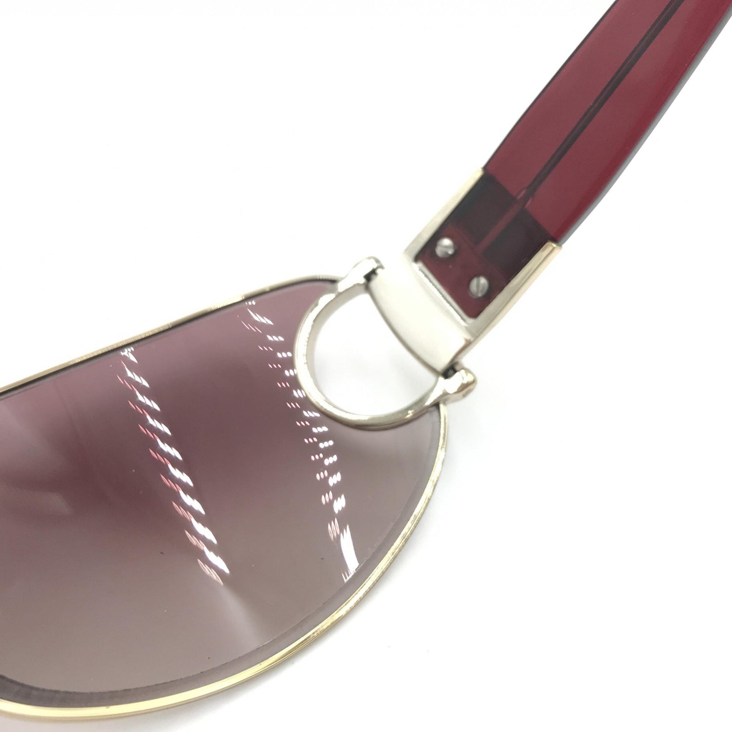 Gucci Aviator Horsebit Sunglasses With Tinted Women's Lenses ( )