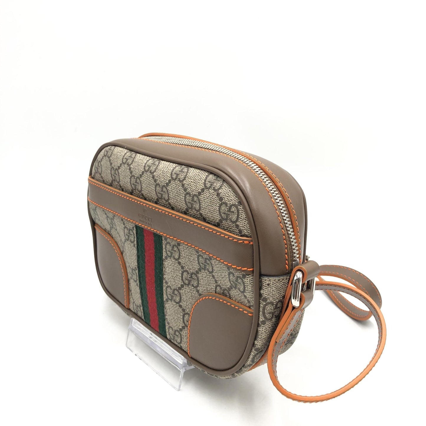 Gucci GG Supreme Sherry Shoulder Bag Women's Brown ( )