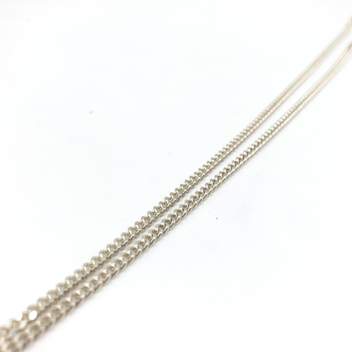 Gucci Sterling Silver G Bar Pendant Women's Necklace ( )
