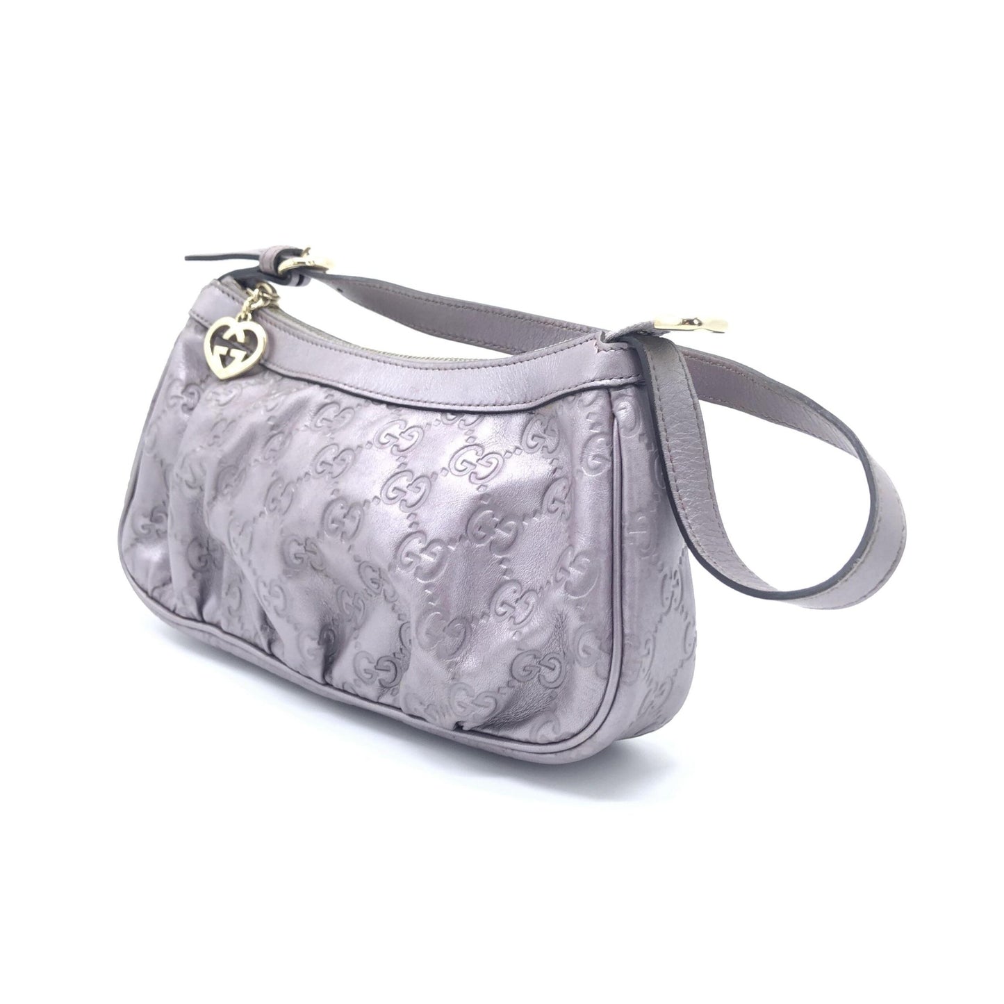 Gucci Metallic Guccissima Lovely Shoulder Women's Bag ( )