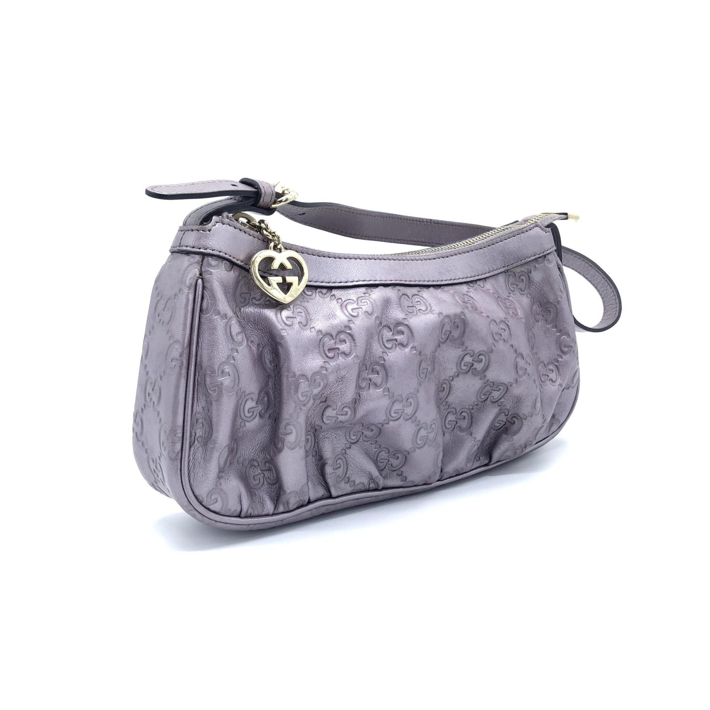 Gucci Metallic Guccissima Lovely Shoulder Women's Bag ( )