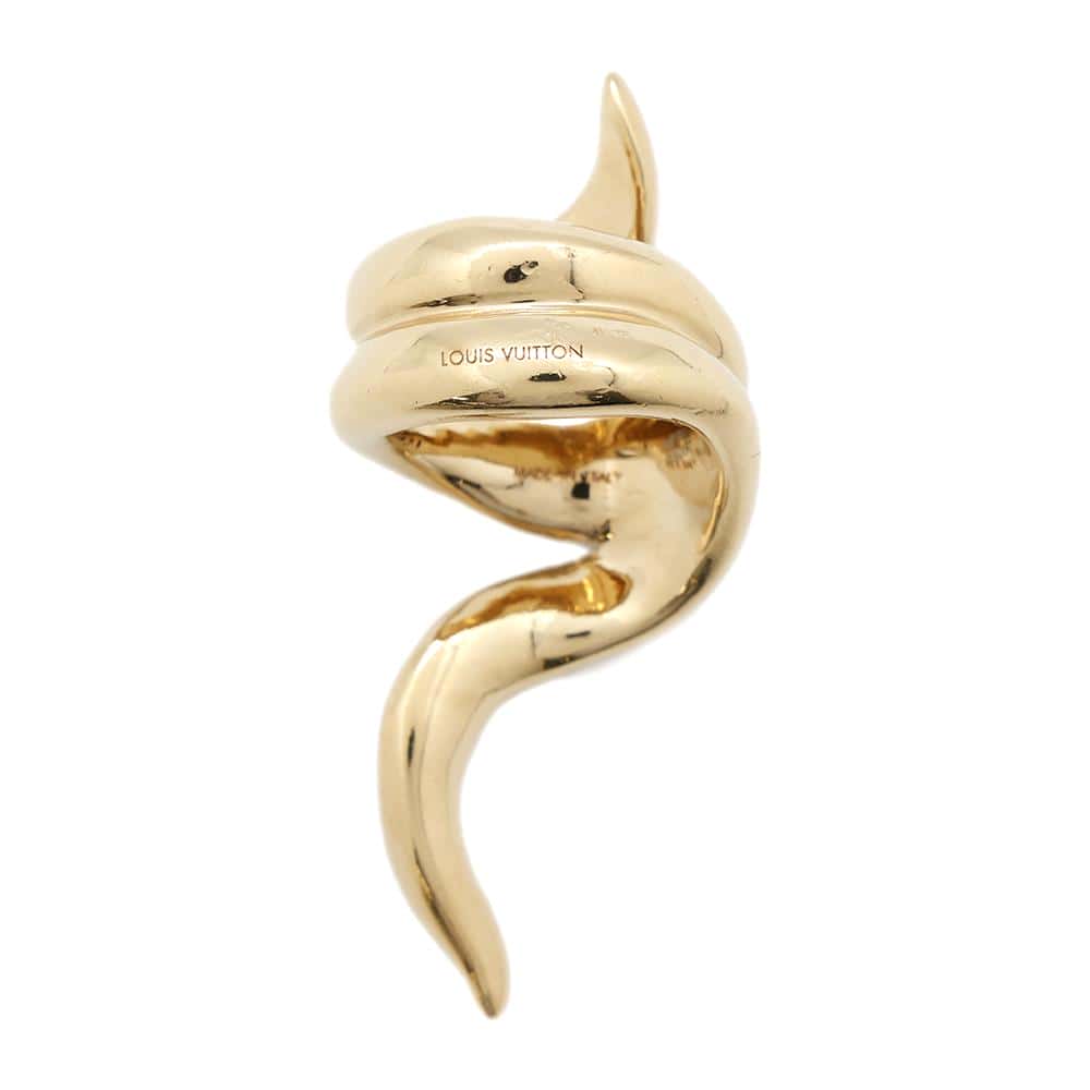 LOUIS VUITTON Ring Size S GoldMP1955 Metal