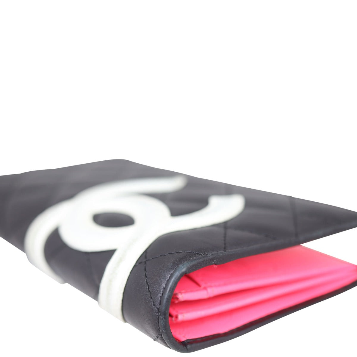 Chanel Ligne Cambon Yen Wallet | Black Calfskin