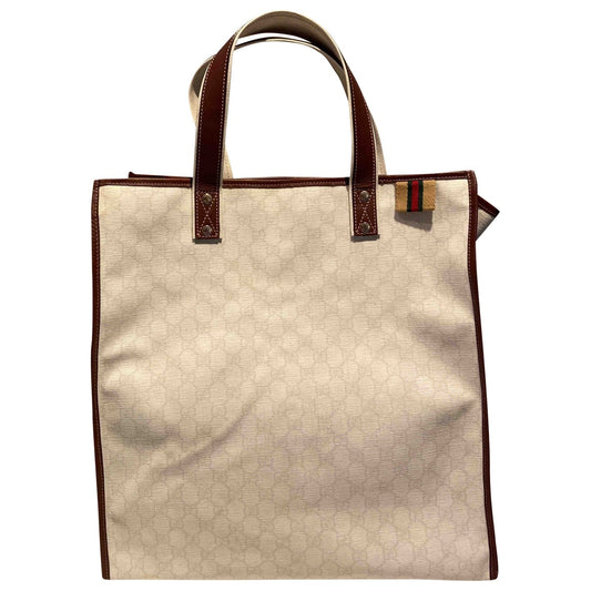 Gucci white synthetic handbag