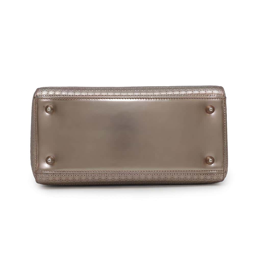 Dior ?Lady Dior 2WAYBag MetalicPinkM0550PSKC Leather Size Medium