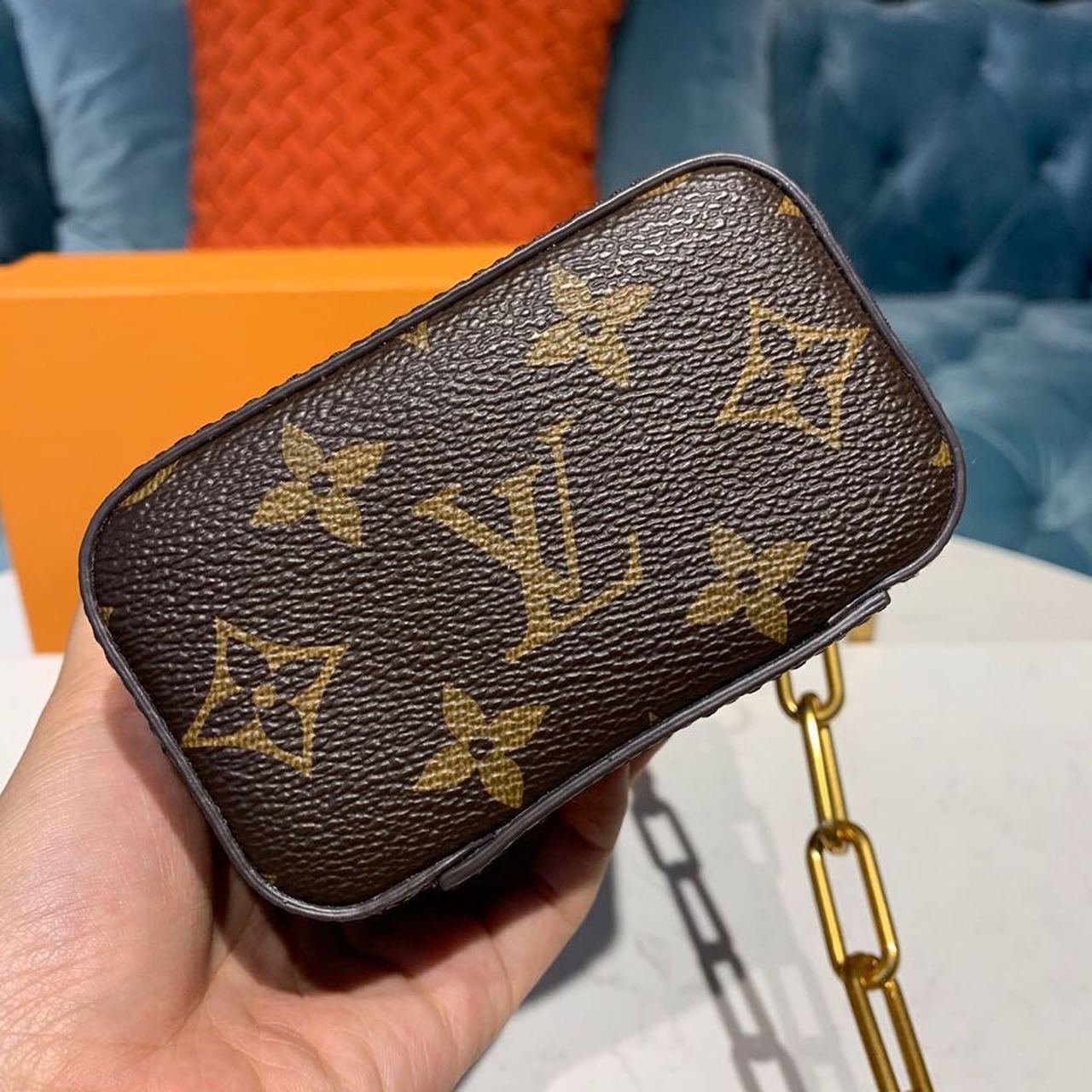 Top Quality Phone Box Monogram Canvas By Virgil Abloh For Women, WoHandbags 6.7in/17cm Top Quality M44914
