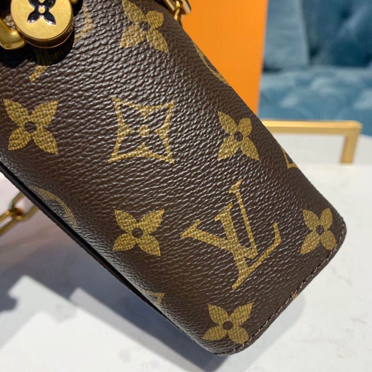 Top Quality Phone Box Monogram Canvas By Virgil Abloh For Women, WoHandbags 6.7in/17cm Top Quality M44914