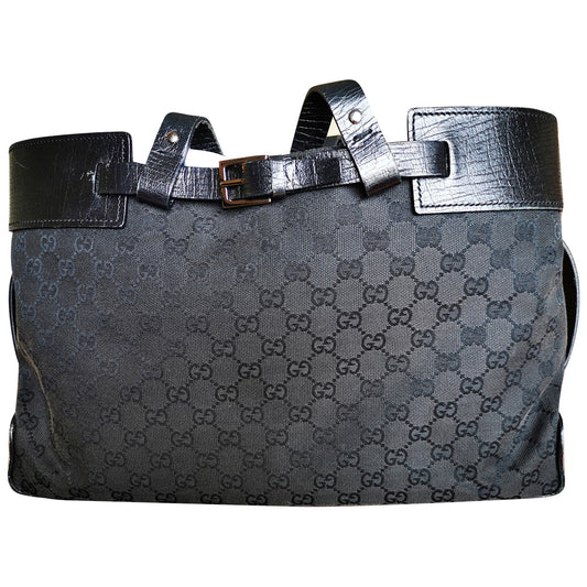 Gucci black cloth handbag