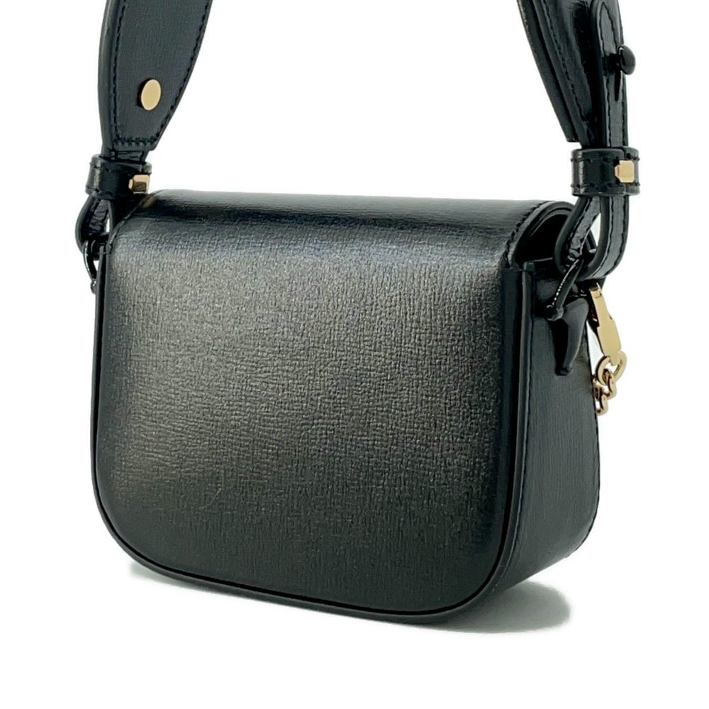 GUCCI ?Horsebit 1955 2WAYShoulder Bag Black726863 Leather