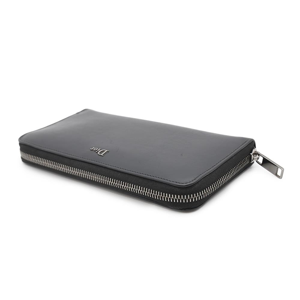Dior ?Dior HOMME Zip Around Chozai Cloth Black2UFBC011XLA Leather