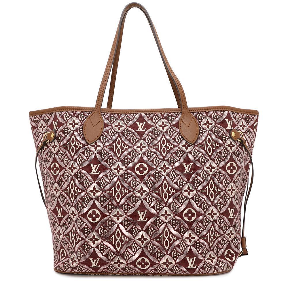 LOUIS VUITTON Neverfull BordeauxM57273 Monogram / Jacquard SINCE1854 Size MM