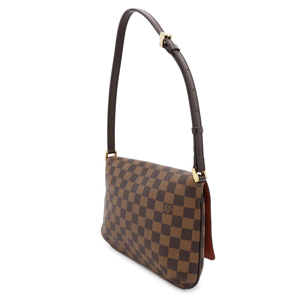 LOUIS VUITTON M tte Tango Short Shoulder OrangeN51255 Damier Ebene Canvas Size short