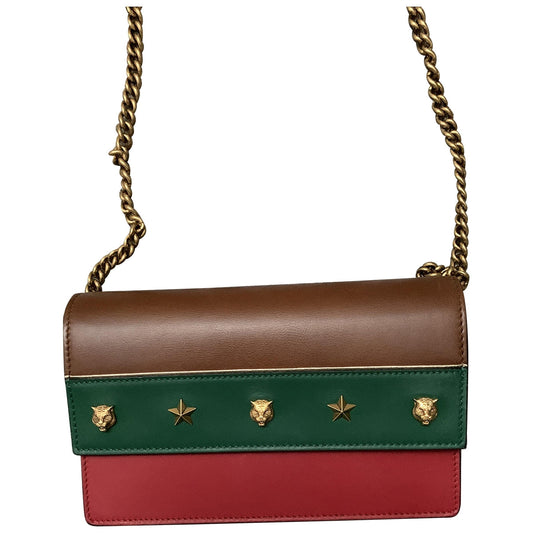 Gucci brown leather handbag