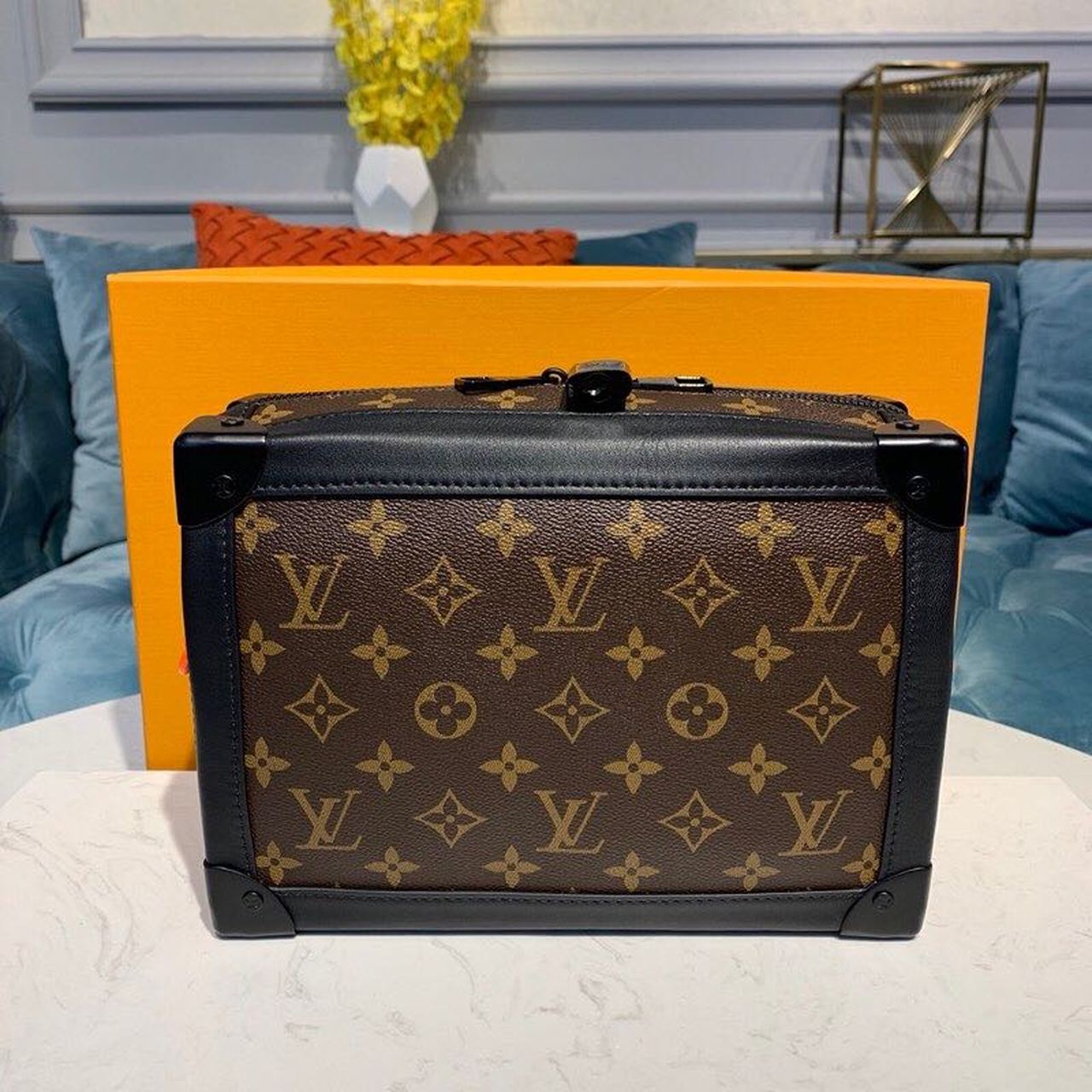 Top Quality Soft Trunk Monogram Canvas For Men, Bags, Shoulder And Crossbody Bags 9.8in/25cm Top Quality M44478