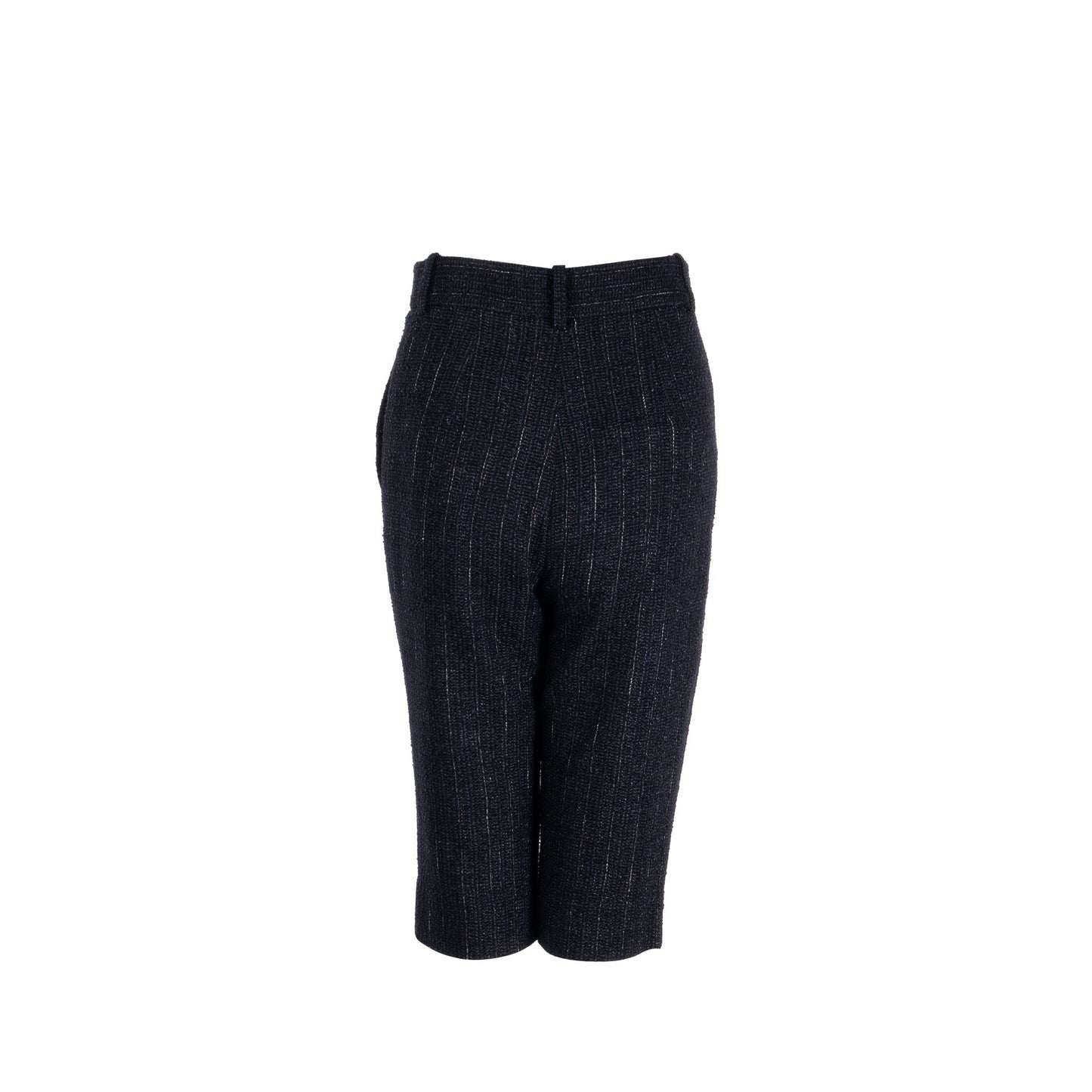 Chanel size 36 Knee-length shorts tweed black