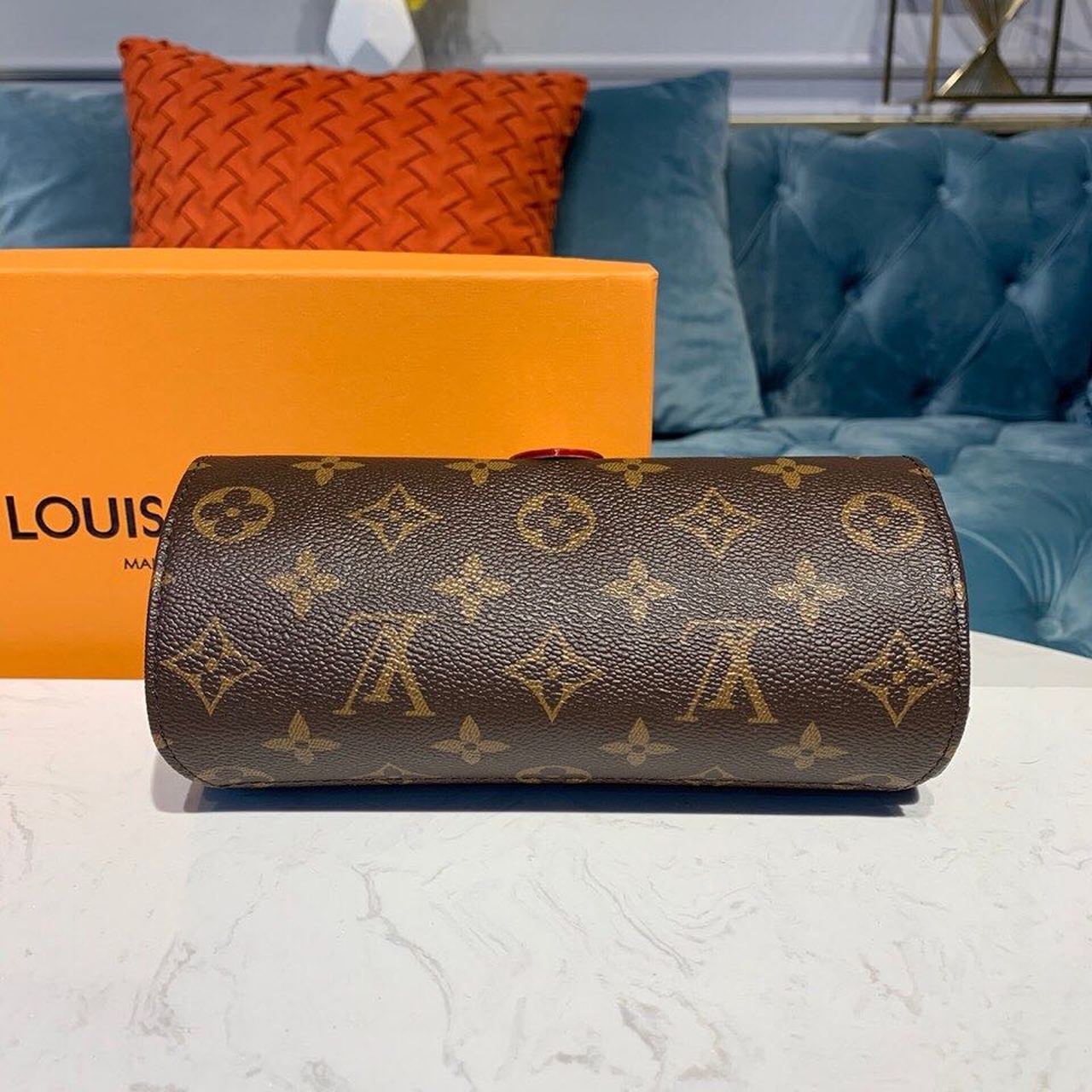 Top Quality 3 Watch Case Monogram Canvas For Women, Travel Bags 7.9in/20cm Top Quality  M47530