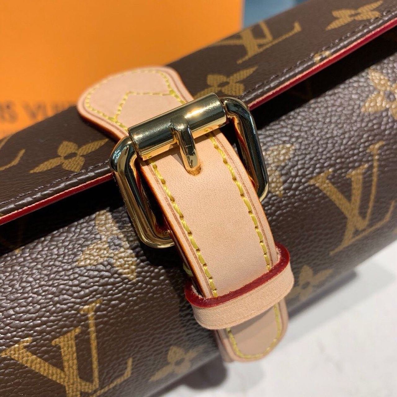 Top Quality 3 Watch Case Monogram Canvas For Women, Travel Bags 7.9in/20cm Top Quality  M47530