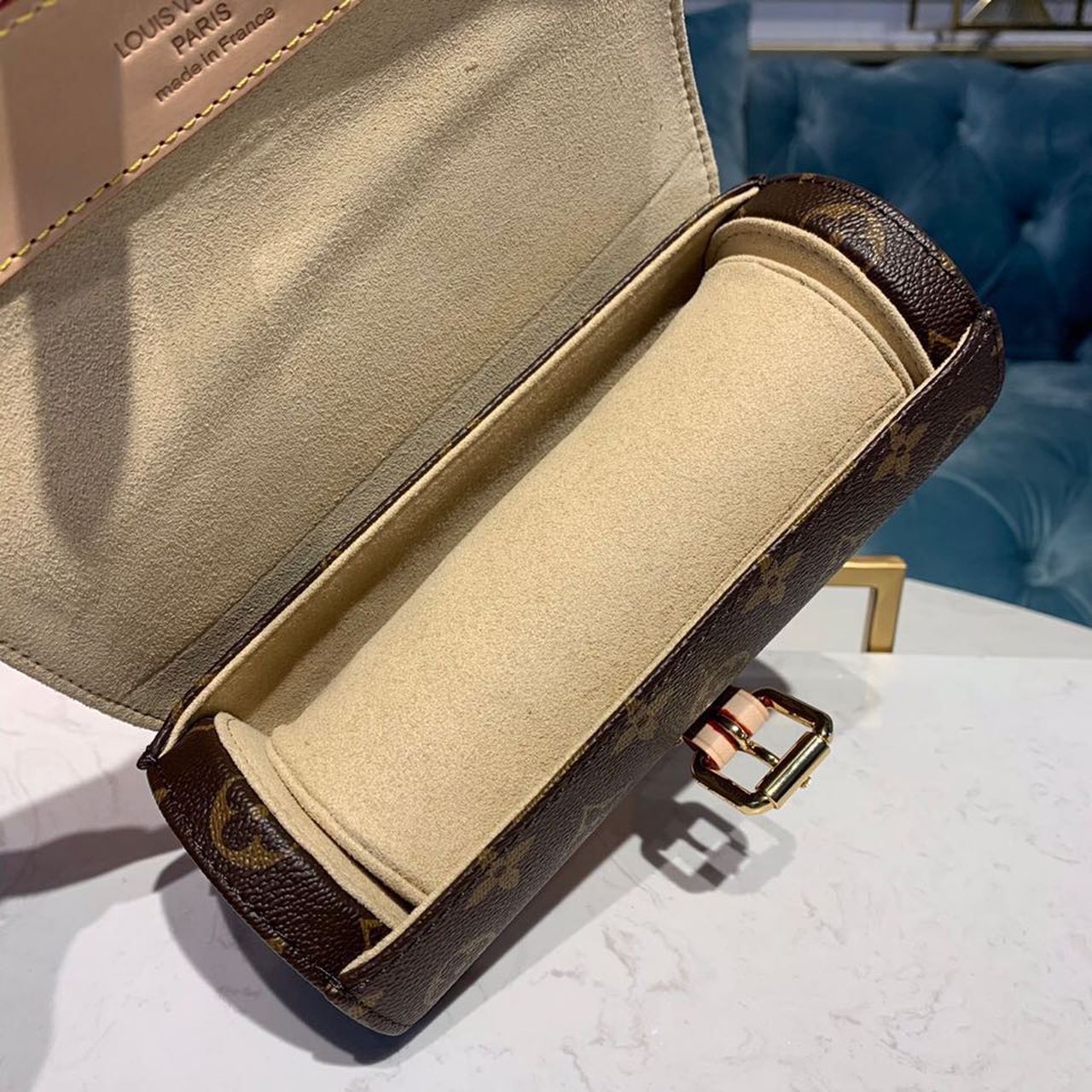 Top Quality 3 Watch Case Monogram Canvas For Women, Travel Bags 7.9in/20cm Top Quality  M47530