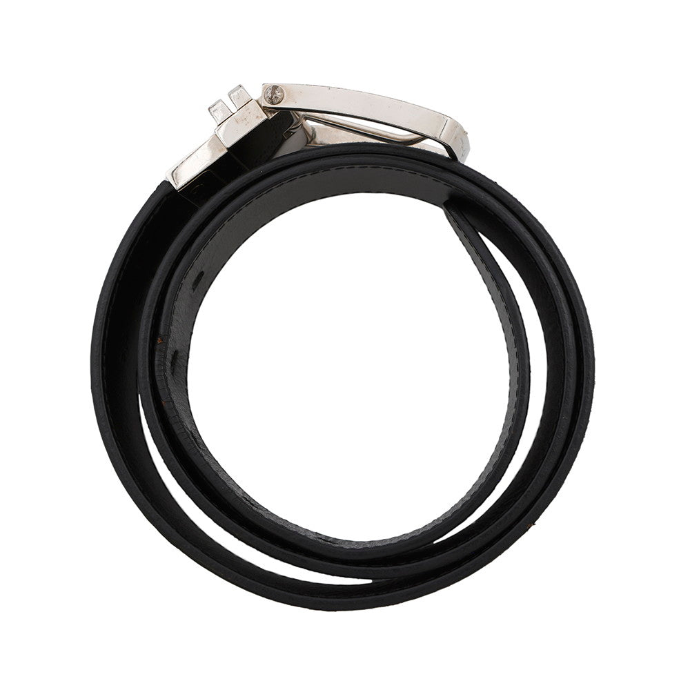 LOUIS VUITTON Belt・Boston Size 90 NoirM9674 Damier Infini Leather